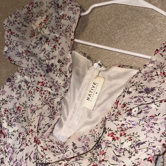 Native Daughter floral mini dress size medium - Picture 4 of 6